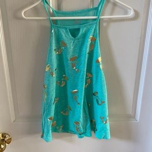 Teal Blue Justice Mermaid Tank